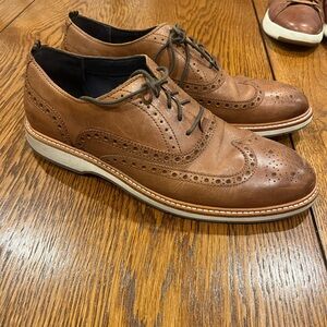 Cole Haan Brown Leather Oxford Shoes